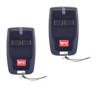 2PCS BFT Mitto 2 B RCB Remote Control, 2 Button 2 Channel 433.92MHz Rolling Code, Replacement Garage/Gate Opener Fob with Batteries