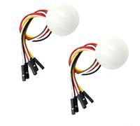 2pcs BH1750FVI Light Intensity Sensor Modules for Light Controlled Circuits DC5V Power and I2C Interface