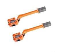 2Pcs Bicycle And Electric Vehicle Chain Cleaning Brush Set With Enclosed Brush Head For Deep Dirt Removal And Maintenance