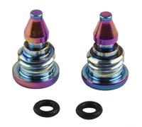 2pcs Bicycle Bleed Screws With O-Ring, For Magura EBT Brakes, Titanium