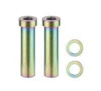 2PCS Bicycle Brake Caliper C Clamp Fixed Nut Road Bike C Brake Pivot Washing Machine Alloy Nut Durable Road Bike Accessories