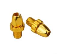 2pcs Bicycle Brake Lever Adjusting Screws M10 for Cable Adjuster Bolts Compatible with Traditional and Modern Brake Systems Including Disc and V Brakes (Golden)