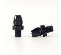 2pcs Bicycle Brake Lever Adjusting Screws M10 for Cable Adjuster Bolts Compatible with Traditional and Modern Brake Systems Including Disc and V Brakes (Black)