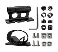2PCS Bicycle Carrier Fixed Clip, Car Roof Bike Front Fork Mount Bike Fork Fixing Clip Rear Fork Mount Bracket Bike Block Fork Mount for Truck Trailer, Bike Transporting (Set B)
