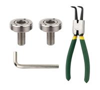 2PCS Bicycle Crank Bolt Under Rack Down Axle Screw Alloy Crank Arm Fixing Bolt and Wrench Bolts