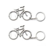 2Pcs Bicycle Keychains,Mini Bottle Opener, Bicycle Bottle Opener,Keychain Decoration.