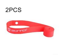 2Pcs Bicycle Rim Cushion Tape by ZTTO for Tire Safety and Enhanced Durability (700C Red)