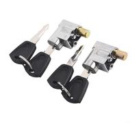 2pcs Bicycle Seat Post Lock Security Key Accessory Silver | for durable metal construction, resistant, secure locking mechanism, silver finish(type B)