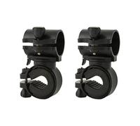 2pcs Bicycle Torch Holder Mounting Bracket Flashlight Holder Universal Headlight Clip Handlebar Light Holder