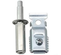 2PCS BiFold Door Hardware Repair Kit Supports Doors For 1 to For 1 3/8 Thick Up to 50 lbs with Nylon and Metal Parts for Effective Door Repair