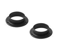 2Pcs Bike Axle Protection Cap, Black Plastic Bearing Cover for 24mm Crank | Inner Diameter 25mm, Guards against Water and Dust, Supports Bearing Life during Wet Rides or Dusty Trails