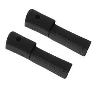 2pcs Bike Front Fork Protector Cover Black Cloth for Mountain Bikes | Road Cycling Use, Suspension Guard Fit, Mud Resistance, Vibration and Impact Reduction, Nice Fit