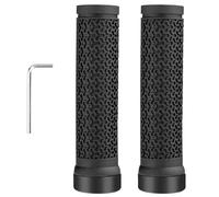 2Pcs Bike Grips, Non-Slip Handlebar Grips, Professional Mountain Bicycle Grips with Soft Anti-Slip Rubber, Ideal for Long Rides