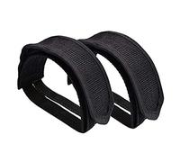 2PCS Bike Pedal Fixed Strap, Adjustable Anti Slip Universal Toe Clips Straps Bicycle Feet Pedals and Cleats for Road Mountain Bikes
