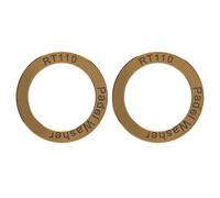2Pcs Bike Pedal Washers Titanium Alloy Road Bike Pedal Washers Extended Pedal Gasket(gold)