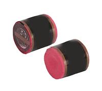 2pcs Billiard Chalk Stone Powder Pool Cue Chalk Cylinder 2.5cm X 2.4cm Strong Adhesion Even Coating Less Dust for Billiards Players Home Table Hall Practice (Rose Red)