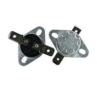 2PCS Bimetal Thermostat KSD301 40C~150C 15A 250V Temperature Switch Thermal Control Degree Celsius(75C)
