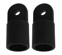 2pcs Bimini Top Replacement Cap Fittings for 7/8inch Tube Black Nylon