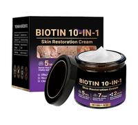 2pcs Biotin Multifunctional Skin Restoration Cream, 50g, With Eliminate Warts Mole And Äcne, Skin Cream, Elasticity And Smoothness, Colla Gen Lifting Se Rum, For All Day & Night Use