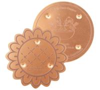 2Pcs Bird Bath Copper Disk 99.99% Pure Copper Disc for Bird Bath Keeps Water Fresh Outside Birdbath Purification Disks for BirdBath Outdoor Cleaning Disk Safe Natural Solution