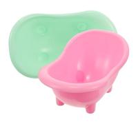 2pcs Bird Bath Tub Pond Pump and Filter Kit Bird Bath for Garden Large Rat Feeder Bath Seat Birth Bath Cage Pool Smart Pet Accessory Parrot Cage Rabbit Tank Plastic