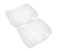 2pcs Bird Cage Protective Net Cover for Birds, Polyester Mesh White | Prevents Interference, Easy to Detach and Change, Creates a Small Environment, Perimeter 130-150cm