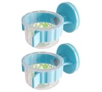2Pcs Bird Cage Water Bowls With Clips Sturdy Feeding Cups For Cockatiels Parakeets Macaws Finches Lovebirds Outdoor Bird Feeder