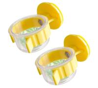 2Pcs Bird Cage Water Bowls With Clips Sturdy Feeding Cups For Cockatiels Parakeets Macaws Finches Lovebirds Small Animal Bowl