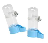 2PCS Bird Cage Water Dispenser for Auto Operated and Food Feeder for Parrots Birds Feeding Watering Supply Automatic Food Feeder