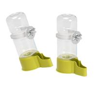 2PCS Bird Cage Water Dispenser for Auto Operated and Food Feeder for Parrots Birds Feeding Watering Supply Automatic Food Feeder