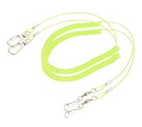 2pcs Bird Leash for Outdoor Training, Adjustable Steel Wire Green | Parrot Flying Tool, PET Bird Use, Plastic and Steel Wire Build, Suitable for Training and Outdoor Scenes