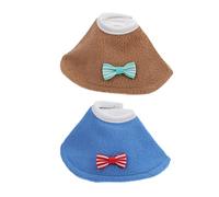 2Pcs Bird Protective Collar for Parrots Biting Neck Ring Soft Comfortable Pet Neck Protector for Parrot Health