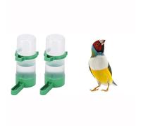 2PCS Bird Water Feeder,Automatic Bird Water Bottle,Container Food Dispenser Hanging in Birds Cage for Parrots Budgie, Cockatiel, Lovebirds (60ml)