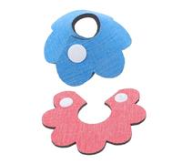 2pcs Bite Bird Collar for Parrots Budgerigars Lightweight Protective Neck Cover for Post Surgery Comfortable Eyecatching Design to Prevent Self Harm