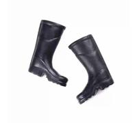 2Pcs Black 1/12 Miniature Rubber Boots Dollhouse Garden Accessories