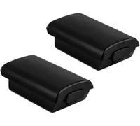 2Pcs Black AA Battery Plastic Hard Back Cover Case Protector for Xbox 360 Controller Plastic