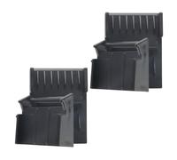2pcs Black Abs Hair Clipper Limit Comb Guide for Broken Hair