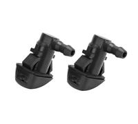 2Pcs Black ABS Windshield Washer Spray Jet Nozzle for Rio 2011-2016
