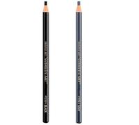 2Pcs Black and Grey Waterproof Eyeliner Pencil Set for Women - Long-Lasting Smudge-Proof Eye Makeup with Smooth Glide Formula, Easy to Apply, Natural Definition for Many Eye Shapes