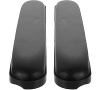 2pcs Black Armrest Pads for Wheelchair and Office Chair ABS | Anti Slip Bottom, Easy Assembly, Elbow Comfort Support, without Screws, Hole 22.5cm