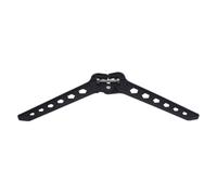 2pcs Black Bow Kickstand for Compound and Recurve Bows Spring Loaded | Scissors Style, Clips to Bottom Limb, Compact Plastic Build, for 3d Shoot Range and Field Use