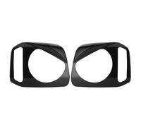 2Pcs Black Car Front Headlight Headlamp Cover Trim Decor Frame ABS For Suzuki Jimny 2007-2017 SP as shown