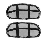 2pcs Black Car Head Support Pillow with Steel Wire and Neoprene Mesh