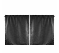 2pcs Black Car Privacy Curtains, Partition Curtains, Window Shades, Removable Sun Shades, Rv Camping Accessories for All Cars, Vans