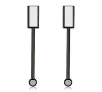 2Pcs Black Double-head Magnet Stick Magic Magnet Stick for 3D Magnetic Cat Eye Gel Magic Nail Art Manicure Tool, Foot, Hand Nail Care