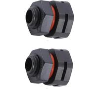 2Pcs Black Dustproof Waterproof IP68 Breather Screw Air Vent, M12x1.5 Pressure Reducing Valve, Lighting Breather Plug for Moisture and Pressure Control Venting Screw for Outdoor Electrical Enclosures