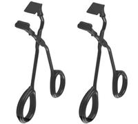 2Pcs Black Eyelash Curler with Refill Pads, Pinching Mini Lash Curler for All Eyelash Shapes,Eye Makeup Brushes and Tools,Beauty and Personal Care