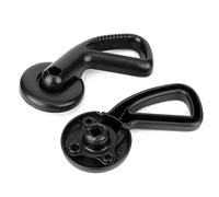 2pcs Black Fit for Seat Adjust Lever Durable Handle Knob Fit for Citroen C2 Direct Replacement Stable Performance for Seat Adjustment for Peugeot 206/207