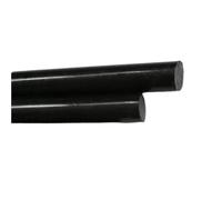 2pcs Black Glass Fiber Rods - 0.5m Long, Durable Insulation Fiberglass Bars for 3D Printing and Electrical Applications(16mm)