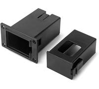 2Pcs Black Guitar Pickup Battery Box -7545R Acoustic Guitar Pickup Battery Box -Pickup Shell Cover Installed on Guitar Bass with 9V Battery Box -Guitar Pickup Parts Replacement